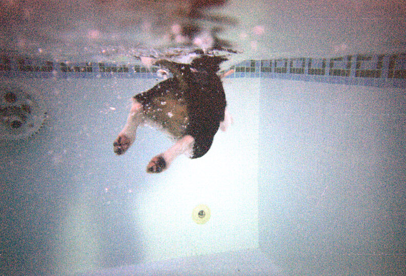 Jake in underwater sunlight