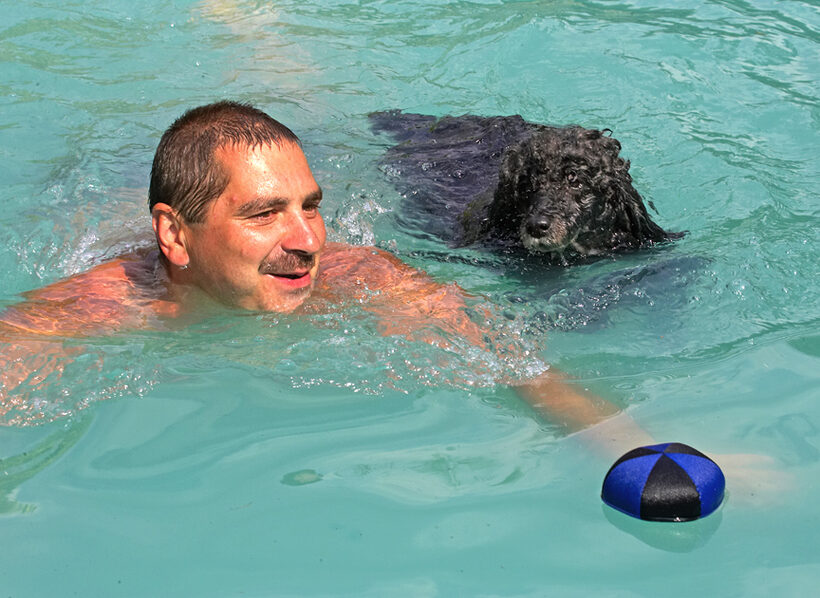 Hey, that ball is mine