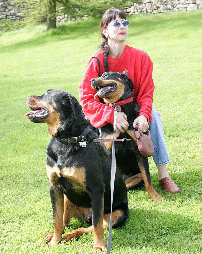 Ronan and Missy Posing With Marjorie