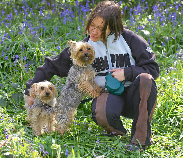 Elizabeth with Bonnie & Maxie