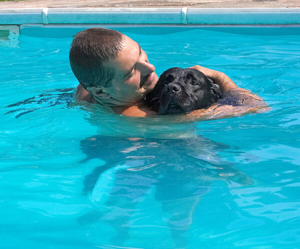 I'm glad he's keeping my head above water