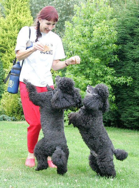 Marjorie With Bali and India