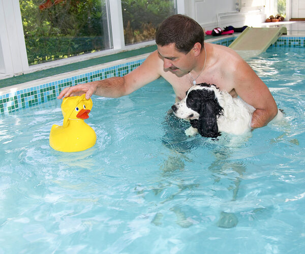 Charlie meet duck, duck meet Charlie