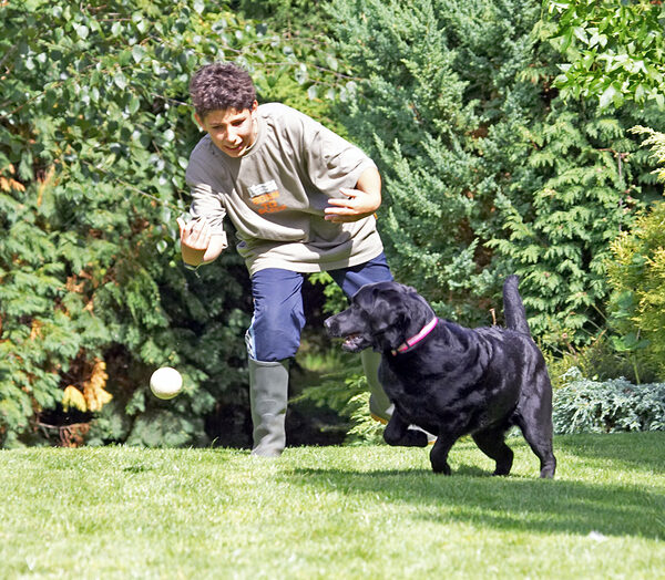 We're just a couple of puppies having fun