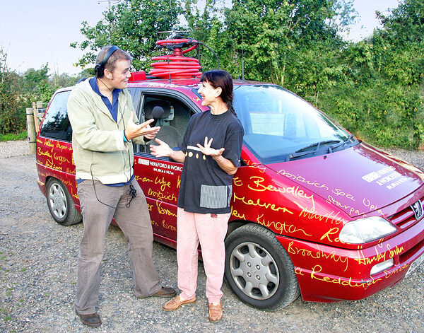 Dave Howard from the BBC and Marjorie