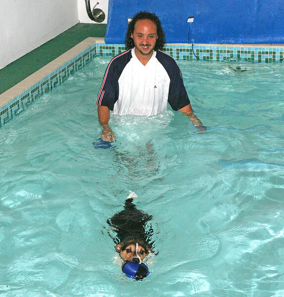 Chad and Jake in the Pool