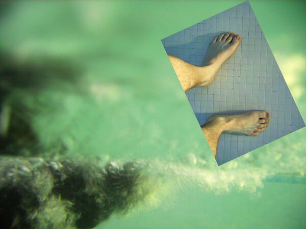 Christopher Testing the Underwater Camera on His Feet